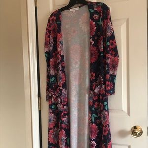 Floral LuLaRoe Sarah cardigan